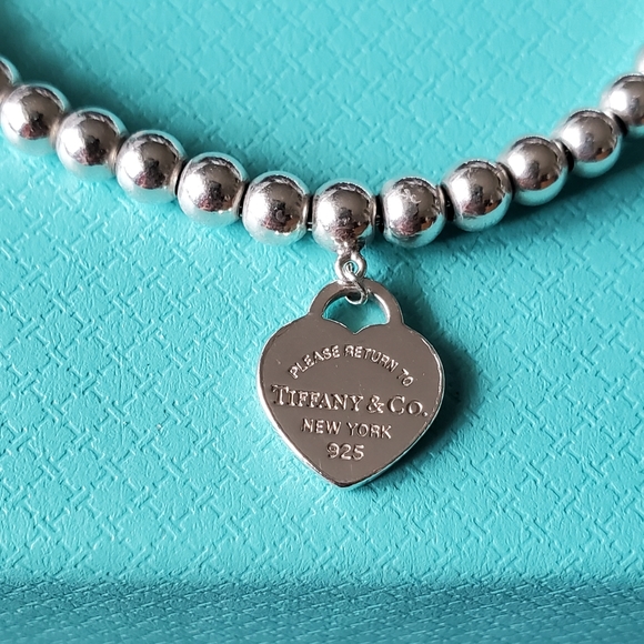 Sold RTT Pink Heart Tag Bead Bracelet - Picture 2 of 8